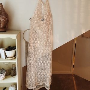 Woven Bohemian Maxi Beach Cover Up